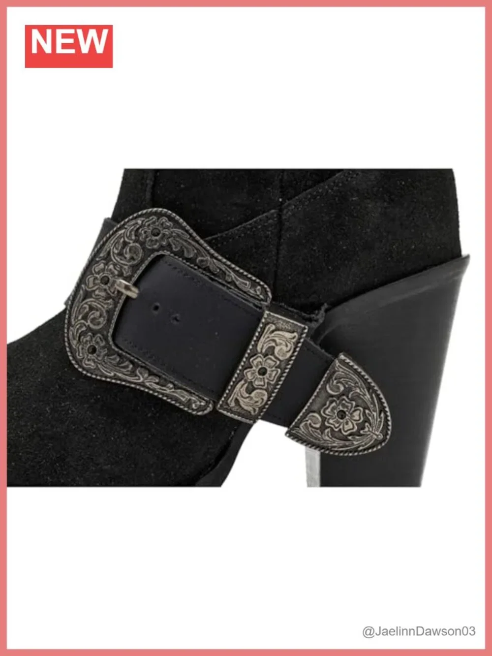 Dingo Yeehottie Suede Over The Knee Block Heel Boots Snip Toe Zip